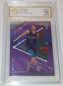 LAMELO BALL - 2020/21 NBA Recon - Rookie Card / RC - #102 - CGA 10 PRISTINE - Picture 1 of 5