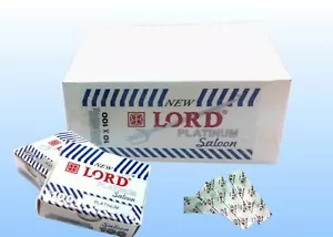 1000 LORD Platinum Super Stainless Single Edge Blades Platinum - Picture 1 of 4