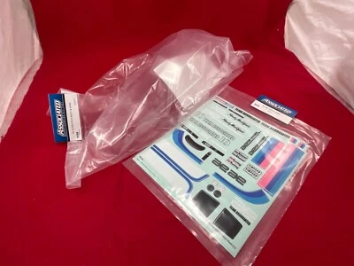 Team Associated RC10CC clear PROTECH BODY WING DECALS RC10 40TH window mask NEW - Image 1 of 4