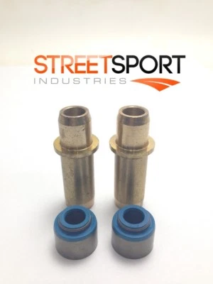 Harley IRONHEAD Sportster "57-85" ENTRADA FKM Sellos y GUÍAS - 2 ea - NUEVO Foto 1 de 4