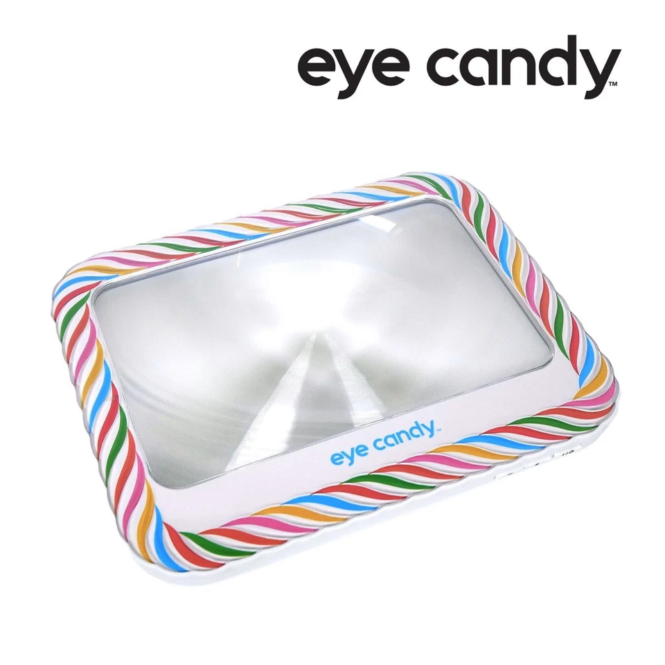 Eye Candy Full Book Page Handheld 3x Magnifier Reading Aid with LED Lights