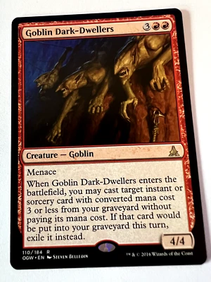 MTG MagicThe Gathering Oath of the Gatewatch Goblin Dark-Dwellers Rare LP A1 - Image 1 of 2