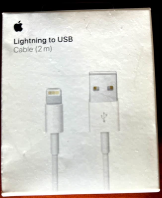 OEM  Apple USB-C to Lightning Charging Cable MQGH2AM/A Model A2441 (2M) - NEW! - Image 1 of 3