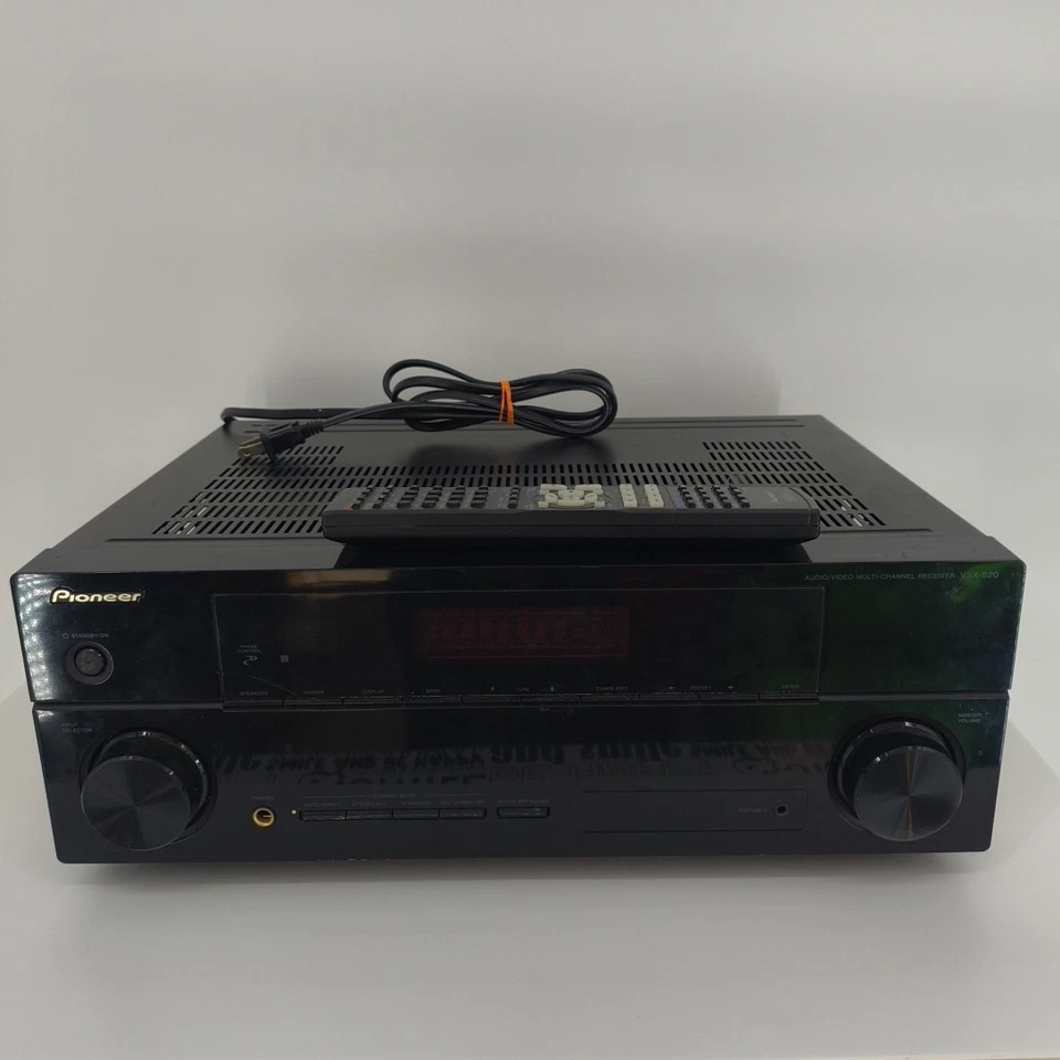 Pioneer VSX-520 5.1 Ch HDMI Home Theater Surround Receiver And Remote Bundle - Image 1 of 4