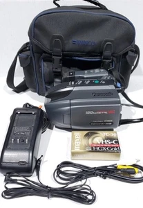 Panasonic PV-L681D VHS-C Camcorder Video Camera VHSC Cassette Tape + A/V Cable - Picture 1 of 10