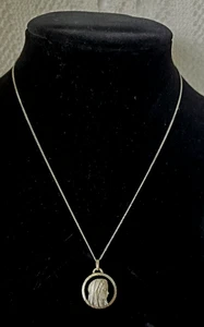 LOURDES FRANCE OUR LADY OF LOURDES VIRGIN MARY NECKLACE - Picture 1 of 5