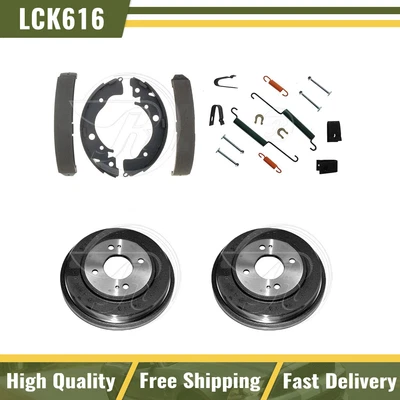 Fits 2012-2014 Honda Insight Rear Brake Drums & Brake Shoes Hardware Spring Kit - Image 1 of 4