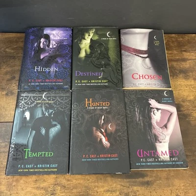 Lot of 6 House of Night Series Books (2 PB & 4 HC) By P. C. Cast & Kristen Cast - Image 1 of 4