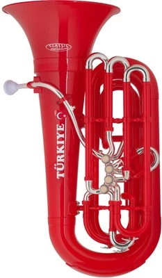 MardiBrass Türkei Tuba Bb Kunststoff ABS Plastik Messing Rot Silber Türkiye - Bild 1 von 4