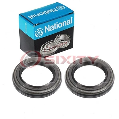 Sellos de rueda exterior trasera National de 2 piezas para Jeep Wrangler Driveline XR 1987-1989 Foto 1 de 4