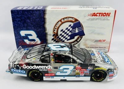 Action Nascar 2001 escala 1:24 Dale Earnhardt Sr. #3 Oreo coche de stock transparente Foto 1 de 4