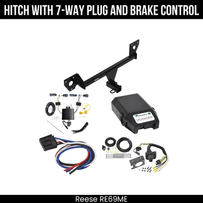 Paquete de remolque de enganche + control de freno para 20-25 Buick Encore GX sin luces traseras LED nuevo Foto 1 de 4