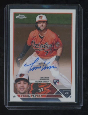 2023 Topps Chrome Update #RA-TV Terrin Vavra Autographs - Image 1 of 2