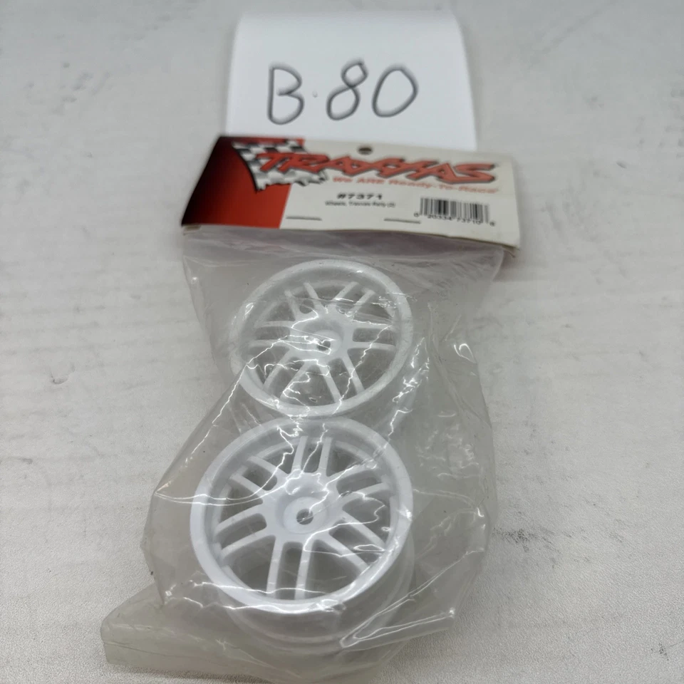 Traxxas White Rally Wheels 1/16th Scale Rally 4wd Car 7371 - Image 1 of 1