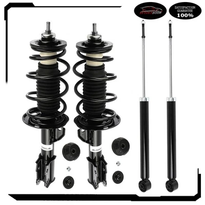 For 2006-2011 Toyota Yaris Set (4) Front Complete Struts + Rear Shock Absorbers - Image 1 of 4