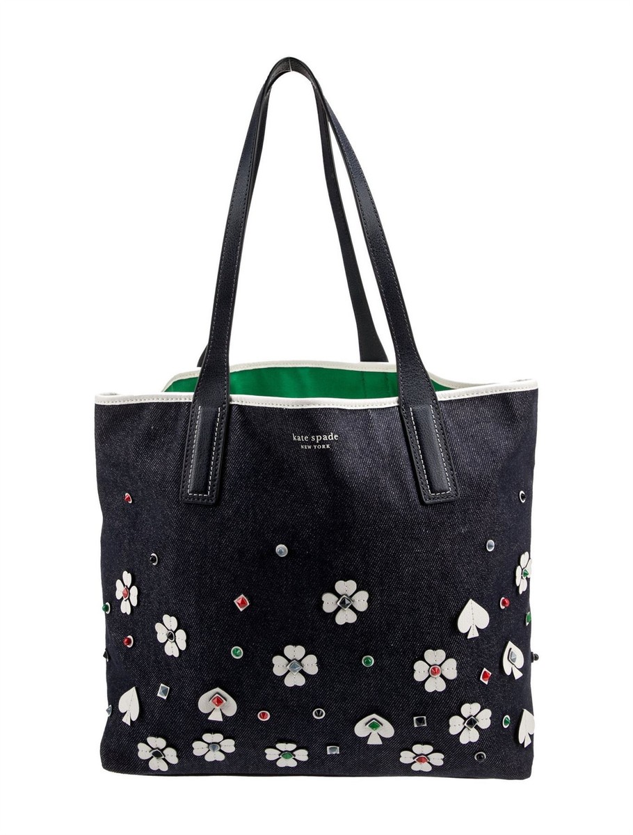 kate spade new york Denim Exterior Tote Bags & Handbags for