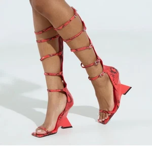 Azalea Wang Akira Riemchensandale Damenschuhe Größe: 9 NEU/Neu im Karton - Bild 1 von 7