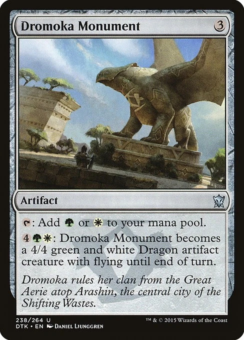 [MTG] Dromoka Monument (238) (DTK) LP-HP - Image 1 of 1