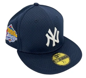New Era MLB New York Yankees Mesh BP 1999 World Series 59FIFTY Fitted Hat, New - Picture 1 of 9