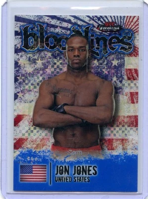 Jon Jones - 2012 Topps Finest UFC - BLOODLINES Blue 93/188 - Image 1 of 2