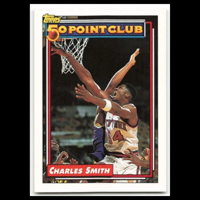 Charles Smith #207 1992 Topps Los Angeles Clippers Basketball Card NBA NM - Изображение 1 из 3