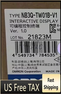 1pc Omron NB3Q-TW01B-V1 brand new touchscreen Fast delivery DHL US Free TAX - Picture 1 of 1