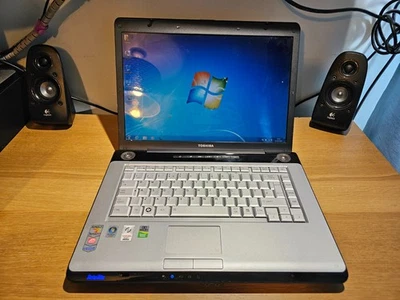 15" Toshiba Satellite A210-12U Turion X2 Vintage Retro Legacy Windows 7 Laptop - Image 1 of 4