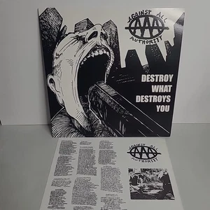 Against All Authority - Destroy What Destroys You - Vinyl LP Punk First Ska - Picture 1 of 18