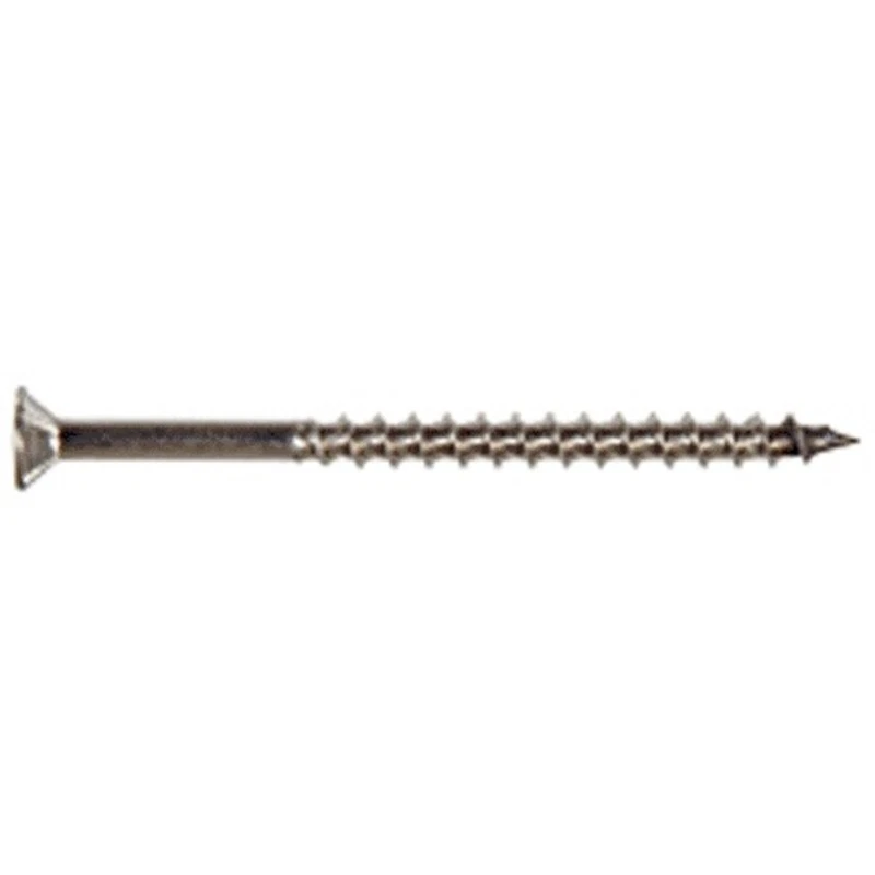 Hillman 41601 Stainless Steel Flat Head Square Recess Deck Screw #8 x 3 in. - Image 1 of 1