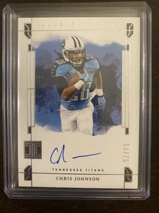 2024 Panini Impeccable Football Auto Chris Johnson /75 Illustrious Ink - Picture 1 of 2