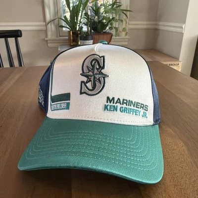 2025 Topps x Lids x Mitchell & Ness Ken Griffey Jr Baseball Cap Player Series 2 - Image 1 of 3