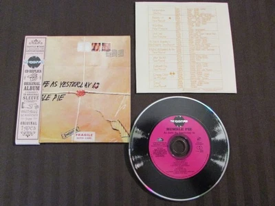 Humble Pie As Safe As Yesterday Is 2001 UK Remastered CD CMTCD345 Mini LP Sleeve Foto 1 de 4