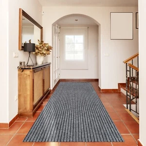 Runner Rug 2 x 6, 2 x 10 ft Hallway Non Slip Rubber Back Rugs for Kitchen Indoor - Picture 1 of 19
