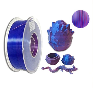 Rainbow PLA Filament Multicolor Perfect Spooled For 3D Printer 1.75mm 1KG/2.2lbs - Picture 1 of 27