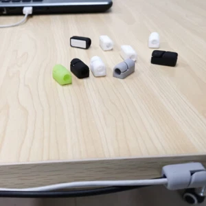 10 Pcs Cable Manager Fasteners Wire Tidy Clips Office Cord Holders for Cables - Afbeelding 1 van 7