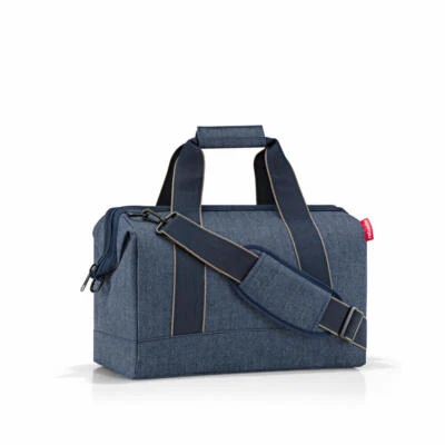 reisenthel allrounder M, Reisetasche, Sporttasche, Herringbone Dark Blue, 18 L - Bild 1 von 3