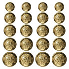  50 Pcs Digital Caliper Metal Coat Button Vintage Clothing Buttons Decorate