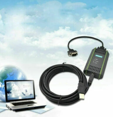 PLC Cable Fits Siemens USB-MPI+PC S7 200/300/400 6ES7 972-0CB20-0XA0 For Siemens - Image 1 of 4