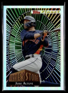 Jose Altuve - 2022 Topps Finest Cornerstones Refractor #94FC-JA Astros - Imagen 1 de 2