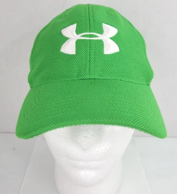 Бейсболка Under Armour мужская для взрослых зеленая шляпа с регулируемым ремешком светло-зеленая - Изображение 1 из 4