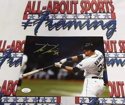 Foto autografiada auténtica firmada por Kevin Kiermaier de 8x10 JSA. Foto 1 de 3