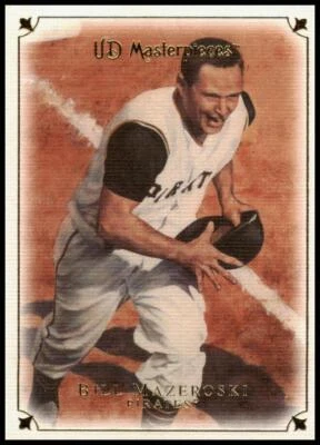 2007 Upper Deck Masterpieces #4 Bill Mazeroski - Image 1 of 2