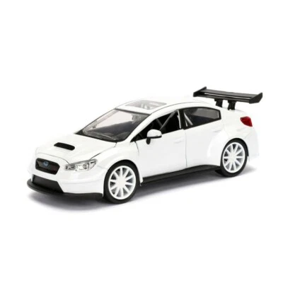 98435 Jada Toys Mr. Little Nobody's Subaru WRX STI 1:24 Fast and Furious 8 White - Image 1 of 4
