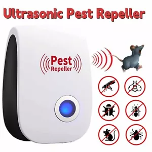 Pest Reject Pro Ultrasonic Repeller Bug Home Mice Rats Spiders Defender Roaches - Picture 1 of 6