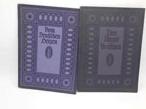 2 Vintage Karl R Langewiesche Tore Turme Und Brunnen and Vom Deutschen Herzen - Picture 1 of 11