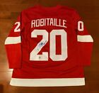 Luc Robitaille Hof 2009 Signed Red Wings Jersey With Coa Xl