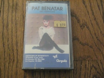 Pat Benatar Get Nervous Sealed US Cassette Tape New! Shadows of the Night Foto 1 de 3