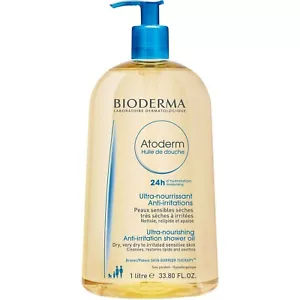 Bioderma Atoderm Shower Oil 24h Hydration Ultra Nourishing Irritate 1 Liter NEW - Picture 1 of 1