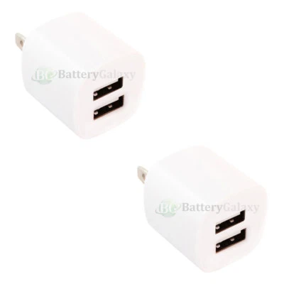 2X Fast Dual 2 Port Rapid Wall Charger for Apple iPad 1 2 3 4 5 Air Mini Pro - Image 1 of 4