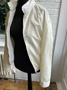 Vintage 1960s Shell Sports Jacket Size M In Off White - Picture 1 of 7